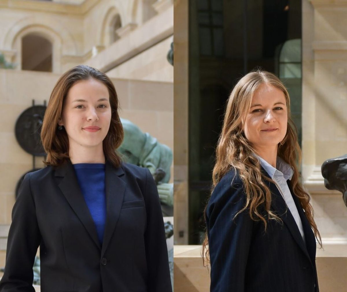 De gauche à droite, Marguerite Leroy et Pauline Bonnet de Paillerets. Courtesy Musée du Louvre. Photo : Nicolas Bousser