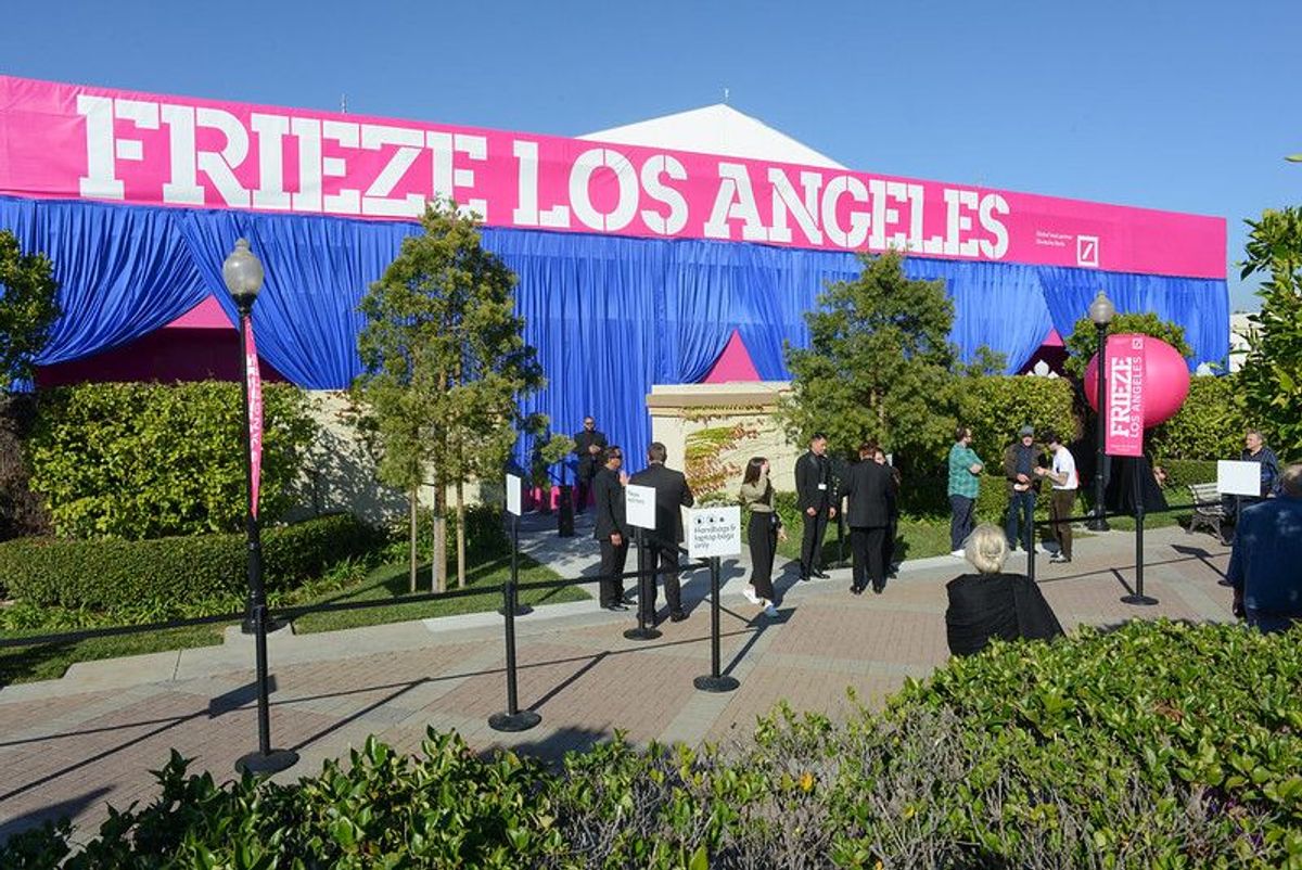 La dernière édition de la foire Frieze Los Angeles, en février 2020. Courtesy Frieze