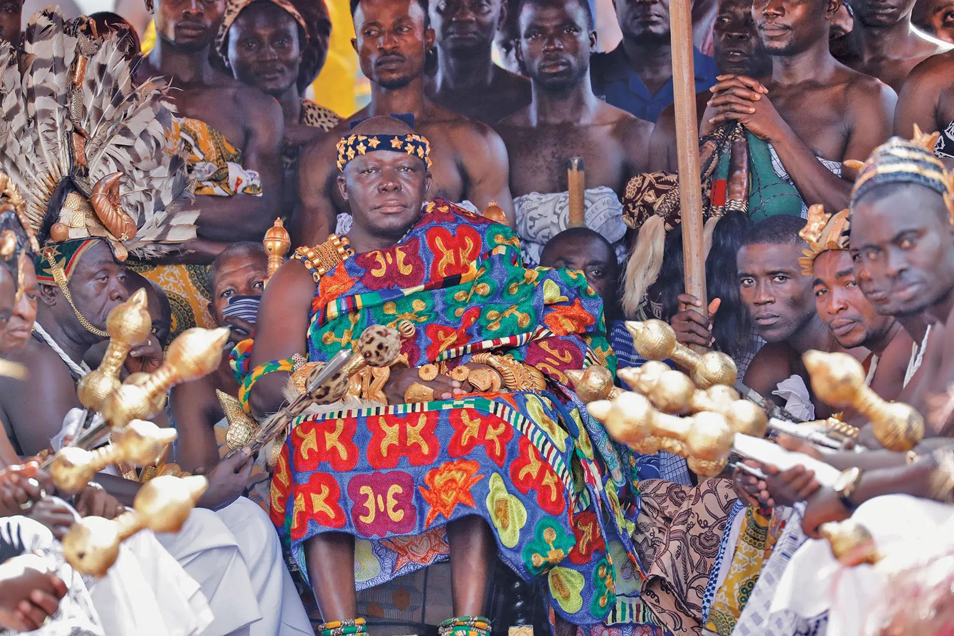 Le roi d’Asante Osei Tutu II. Photo : Chris Jackson/Getty Images