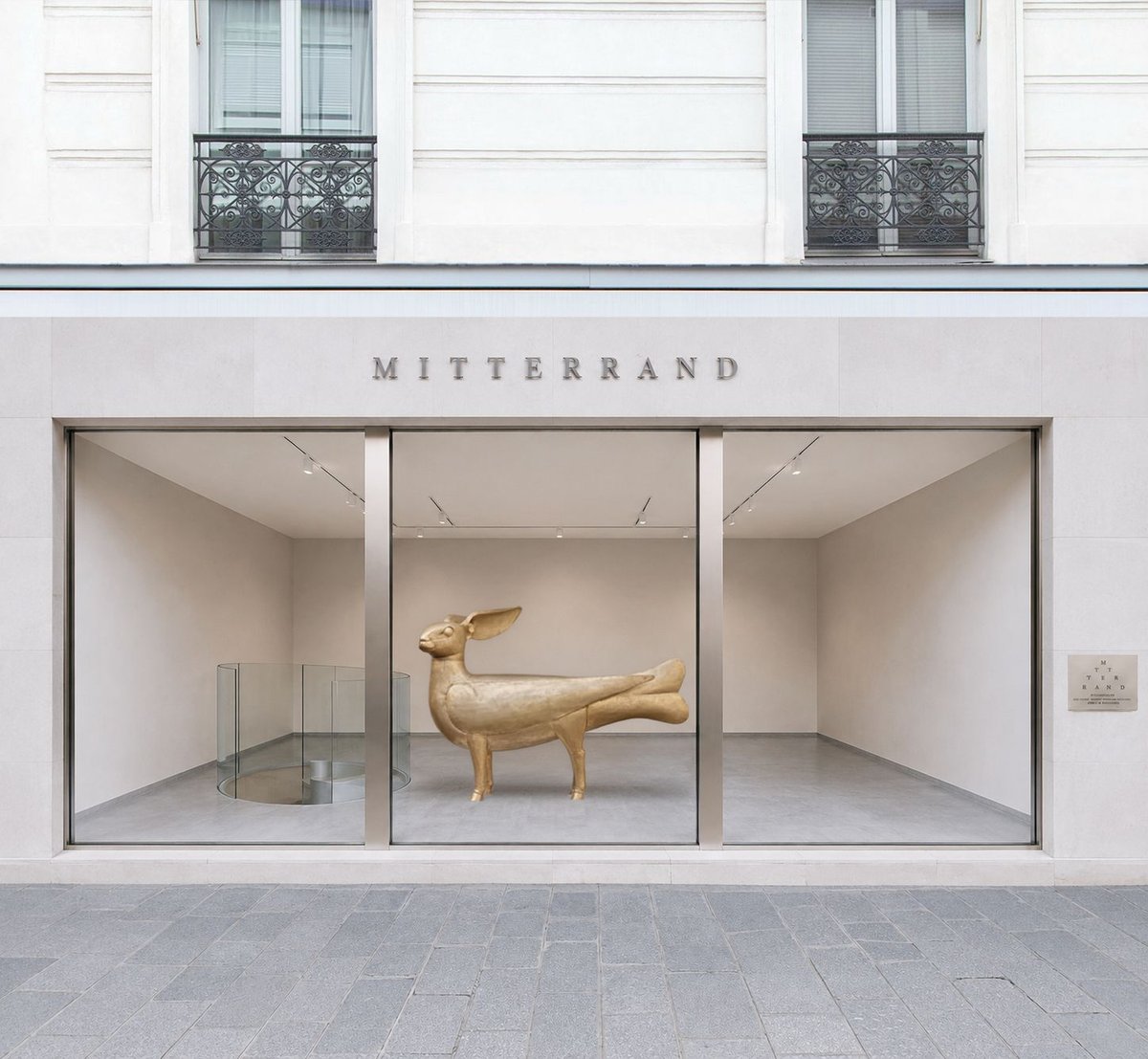 Préfiguration du nouvel espace de la galerie Mitterrand, avenue Matignon à Paris. Courtesy galerie Mitterrand