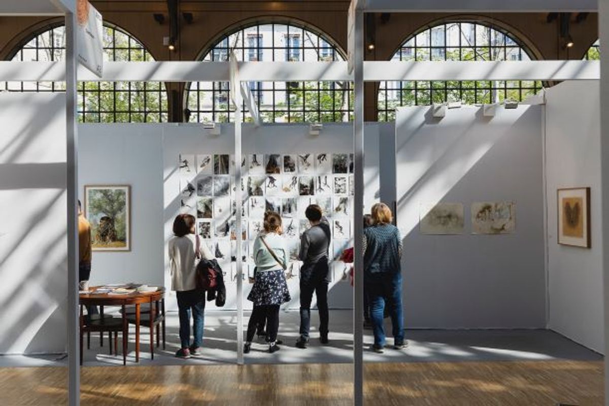 Drawing Now Art Fair au Carreau du Temple, à Paris. D.R.