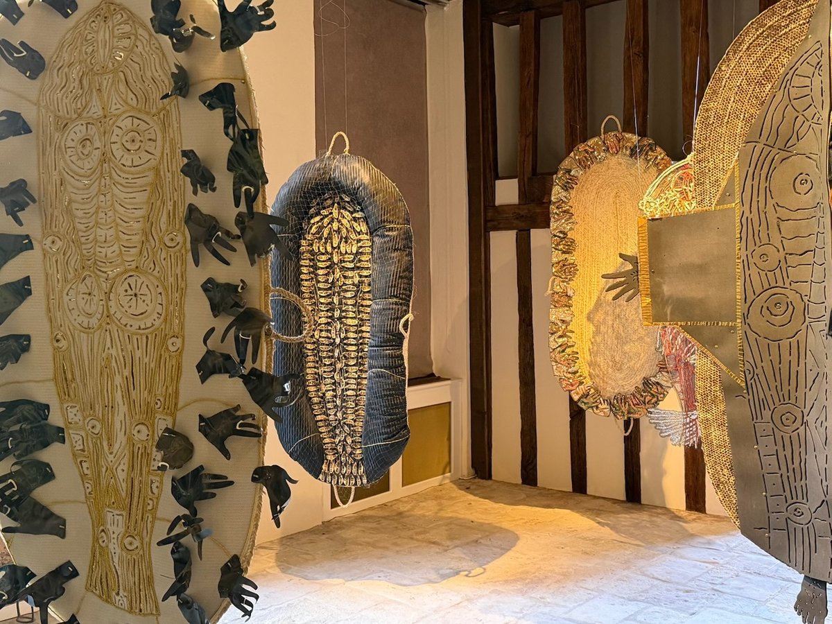 Installation de Meriem Bouderbala présentée au château de Launay en Touraine. Photo: D.R.