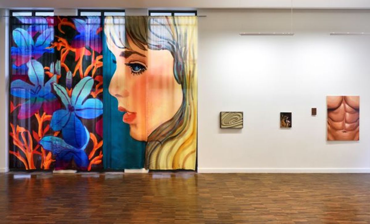 Vue de l’exposition «Un monde à votre image» de la Bourse Révélations Emerige 2020, à la Villa Emerige. Photos: Rebecca Fanuele