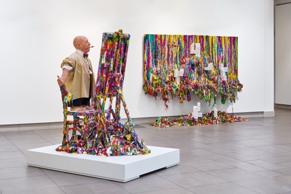 Vue de l'exposition « Gilles Barbier : Habiter », au musée Regards de Provence, à Marseille. Photo J.C. Lette