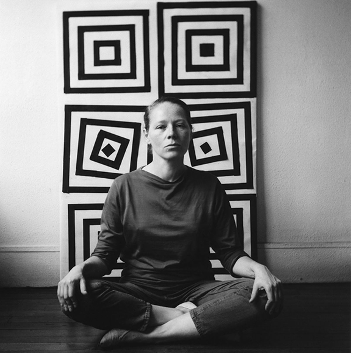 Vera Molnár, 1961. Photo © François Molnár, archives Vera Molnár