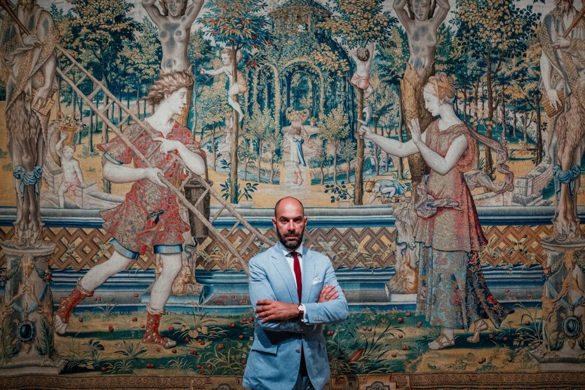 Xavier Salomon au musée Calouste Gulbenkian. © Pedro Pina