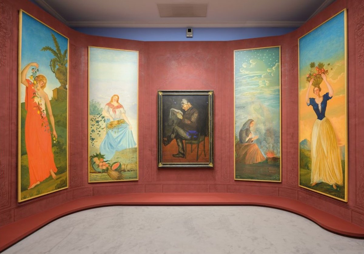 Vue de l’exposition « Cezanne au Jas de Bouffan », musée Granet, Aix-en- Provence, 2025. © Courtesy de la Ville d’Aix-en-Provence. Photo P. Biolatto