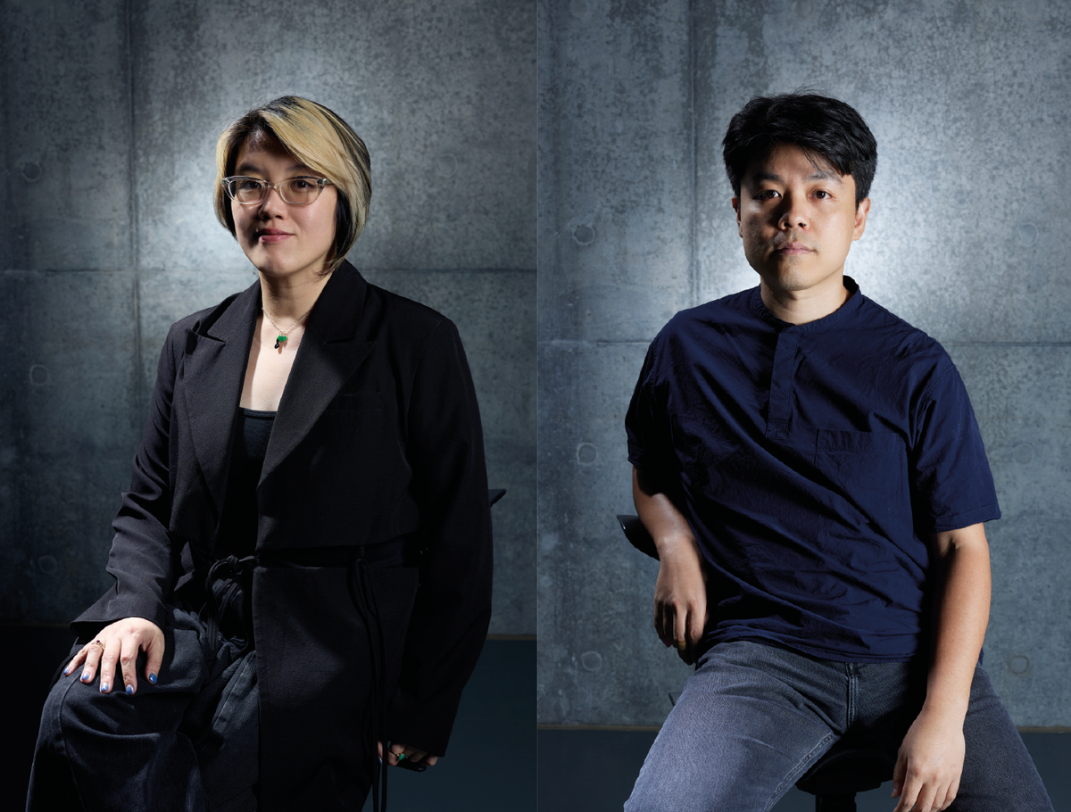 Heidi Lau et Wong Ping.
Photos: Dan Leung. Courtesy de M+, Hong Kong