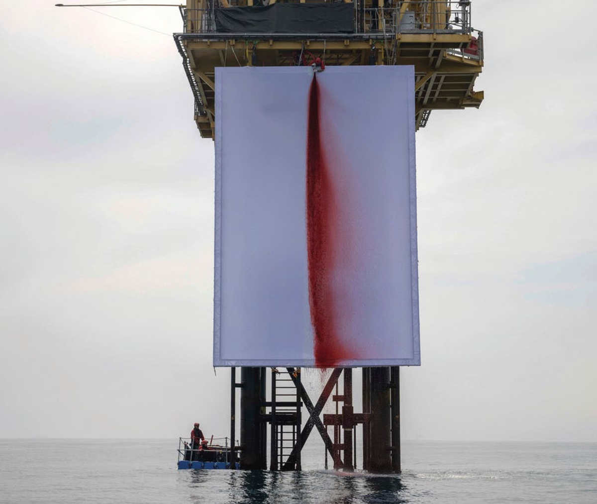 Anish Kapoor, Butchered, 2025. Photo Greenpeace