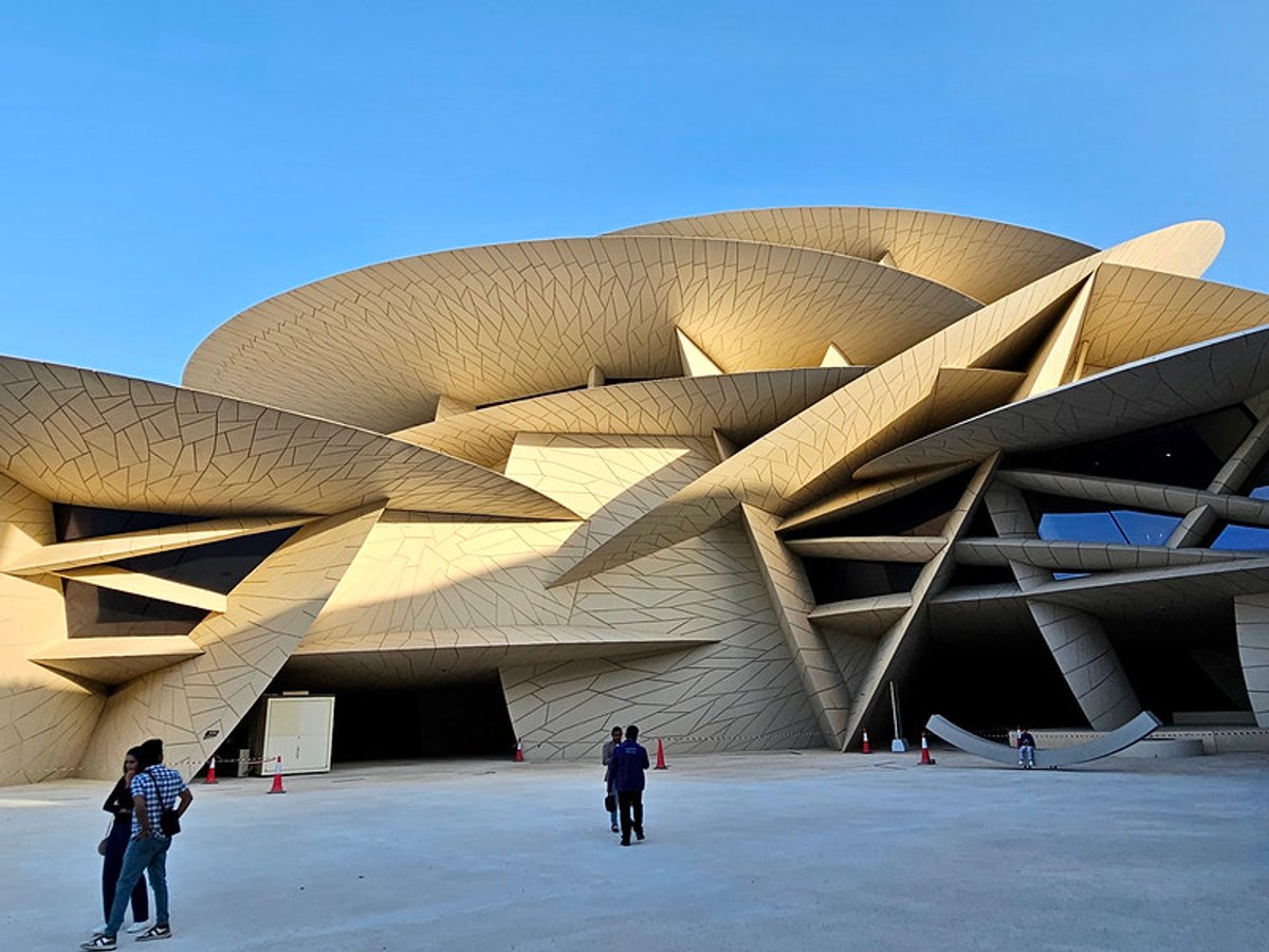 Le musée national du Qatar, réalisé selon un design de Jean Nouvel inspiré de la rose des sables, a été inauguré en 2019. Creative Commons