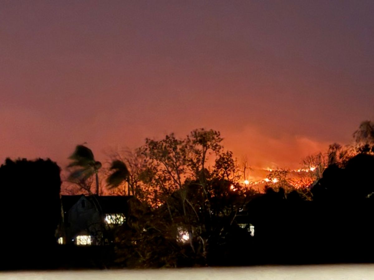 Vue du Palisades Fire. 

© Photo : BulkyOS