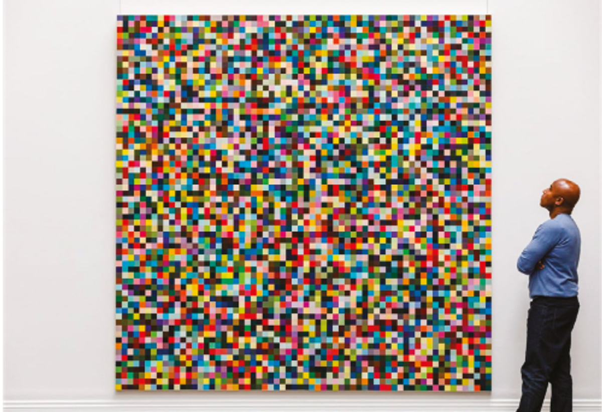 Gerhard Richter, 4096 Farben, 1974, laque sur toile, est. 16-23 millions d’euros. © Sotheby’s