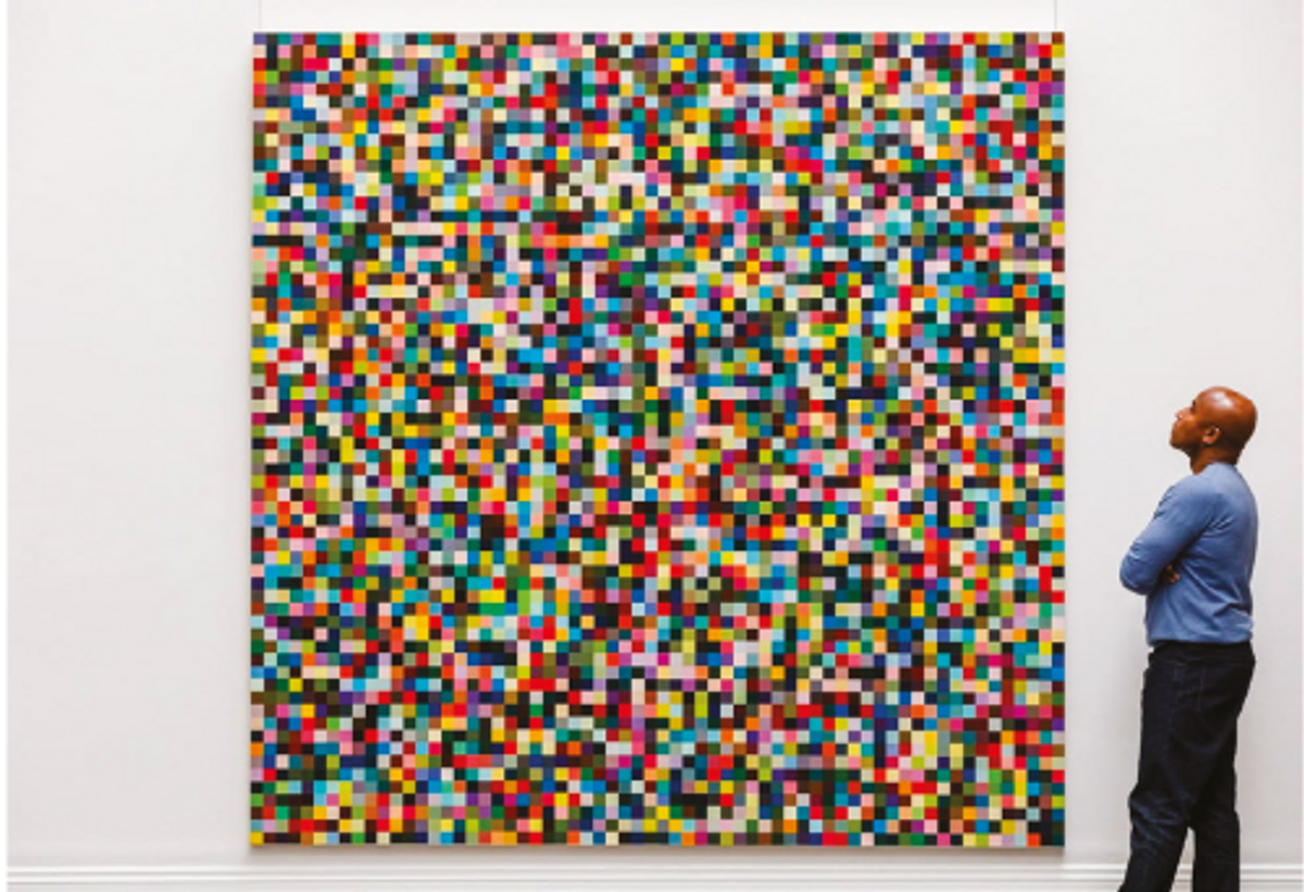 Gerhard Richter, 4096 Farben, 1974, laque sur toile, est. 16-23 millions d’euros. © Sotheby’s