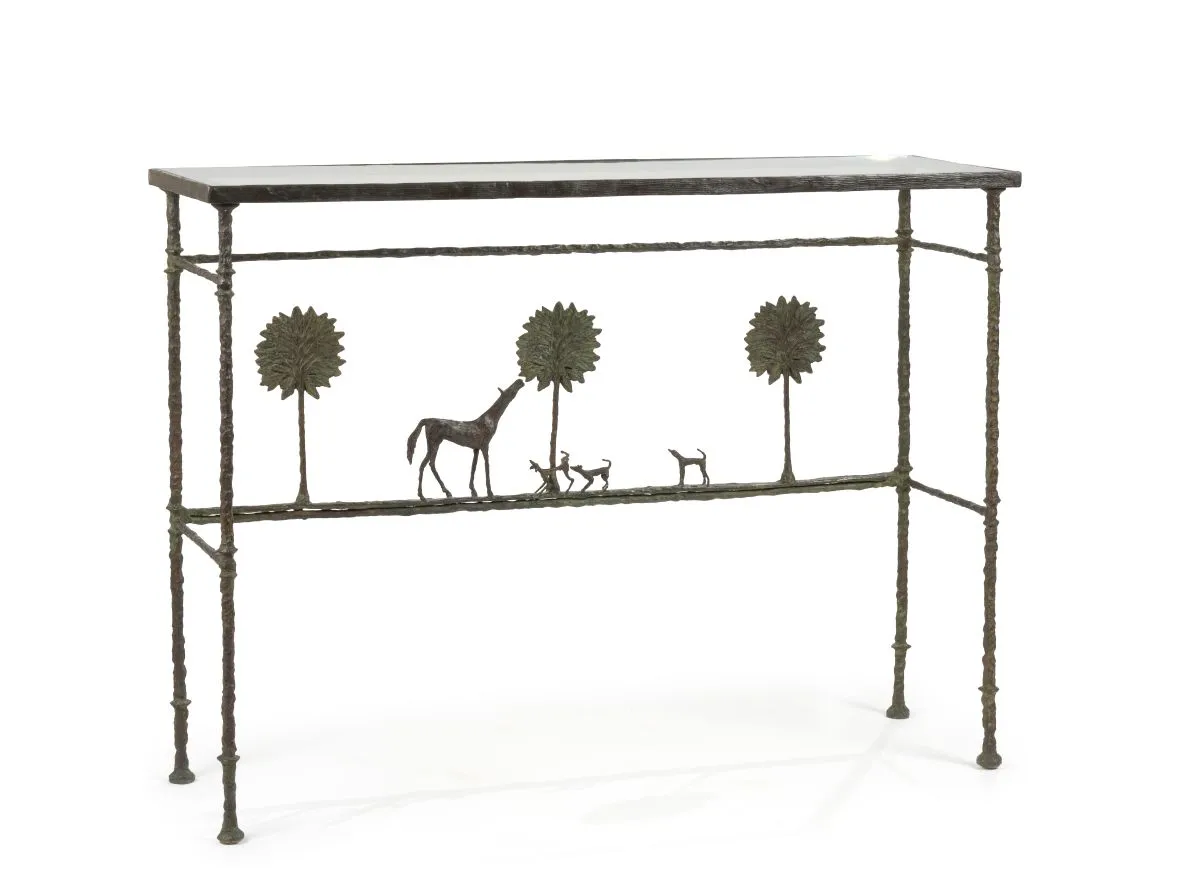 Diego Giacometti, console La Promenade des amis, modèle créé en 1976. Courtesy Drouot Estimations/Drouot
