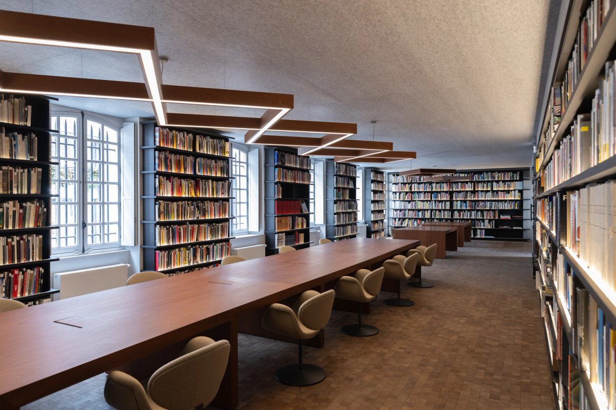 La salle de consultation du Centre d’Études Picasso. © Bommelaer
