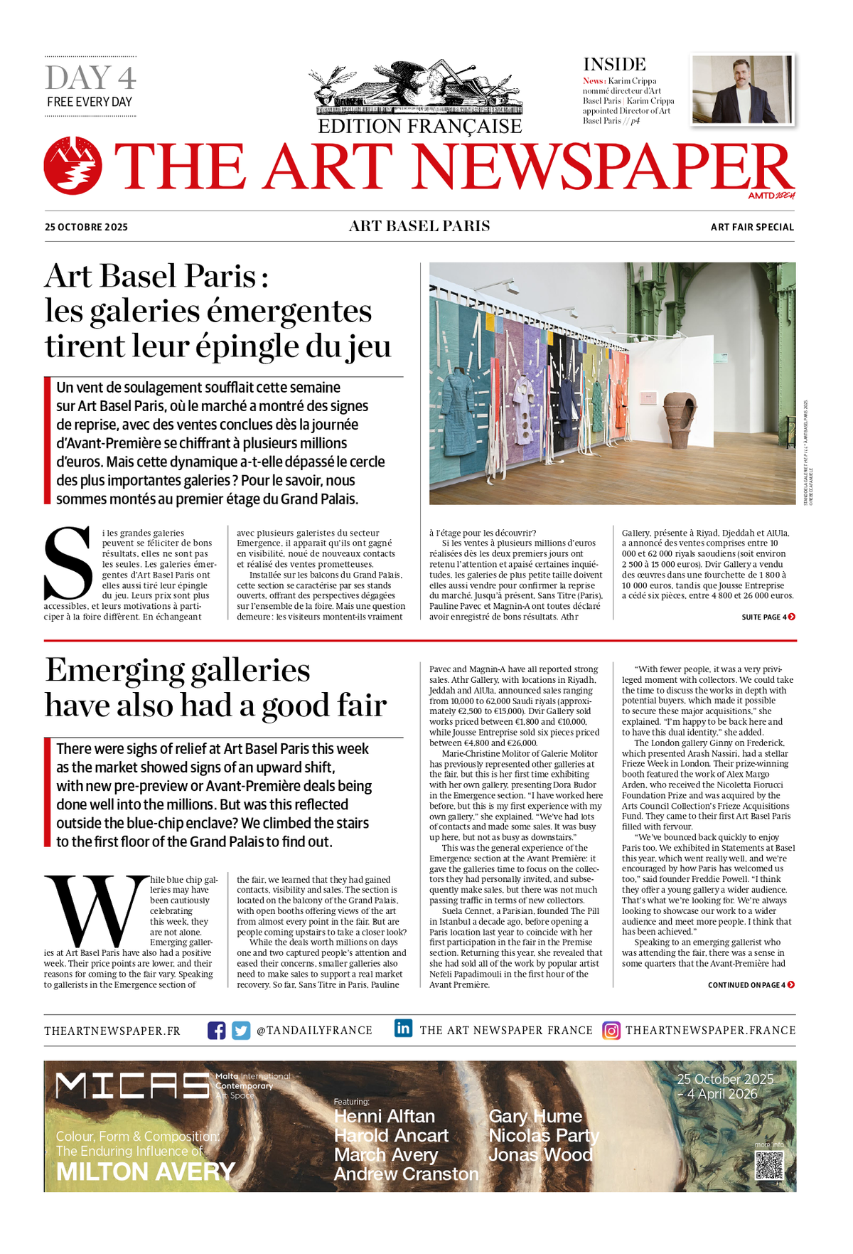 Art Basel Paris 2025, Daily #4