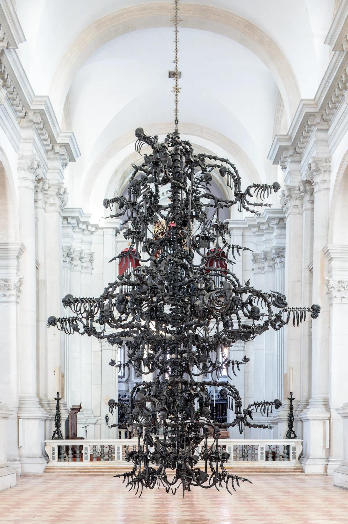 Ai Weiwei, The Human Comedy (2022), Basillica San Giorgio Maggiore, Venise. Photo : Francesco Allegretto