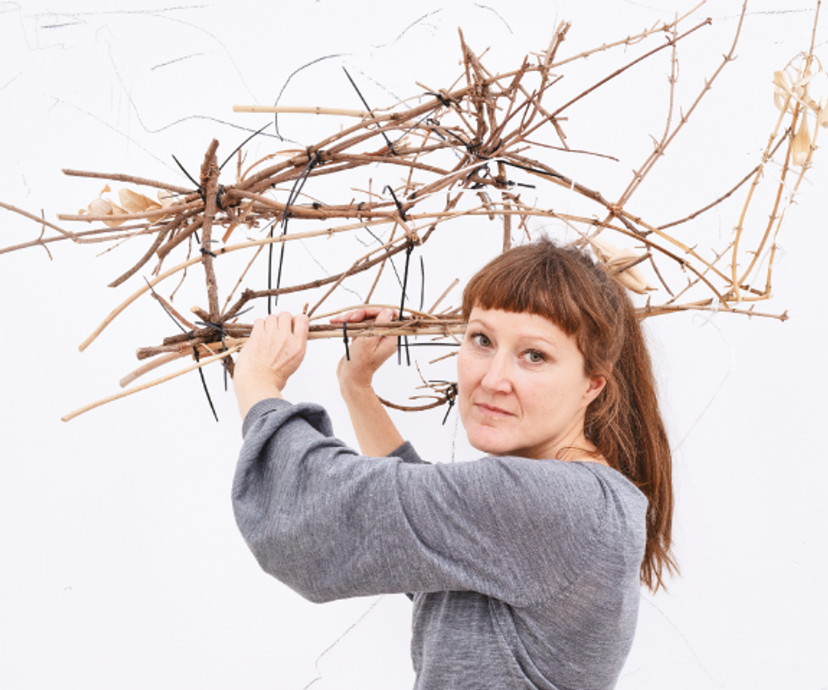 Stella Geppert, artiste performeuse présentée à Drawing Now Art Fair
© D.R.