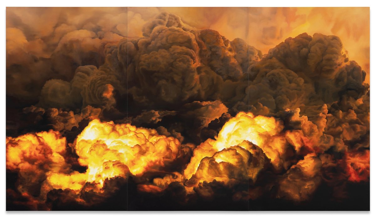 Anne Imhof, Sans titre, 2022, huile sur toile imprimée, Paris, Pinault Collection.
Courtesy de l’artiste et des galeries Sprüth Magers, Berlin et Galerie Buchholz, Cologne, Berlin, New York. Photo Timo Ohler