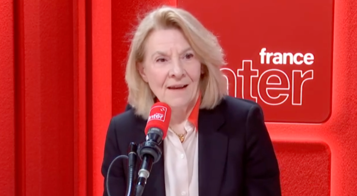 Catherine Pégard invitée de France Inter pour sa première interview en tant que ministre de la Culture, le 30 mars 2026. D.R.