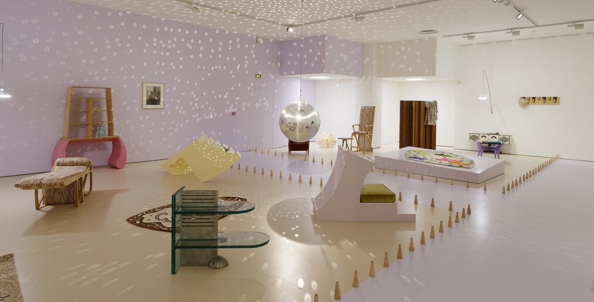 Vue de l'exposition "Marc Camille Chaimowicz", salle "L'entrepôt" au musée d'art moderne et contemporain - Saint Étienne Métropole. © M. C. Chaimowicz, photo : A. Mole/MAMC+