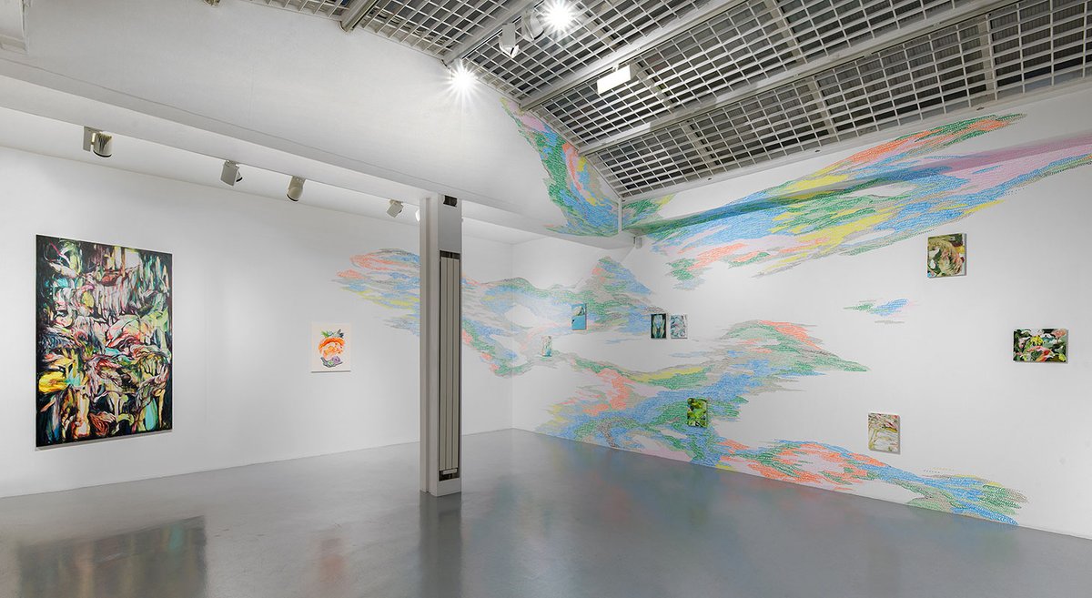 Vue de l’exposition d'Armelle de Sainte Marie, 2023. Photo Alberto Ricci