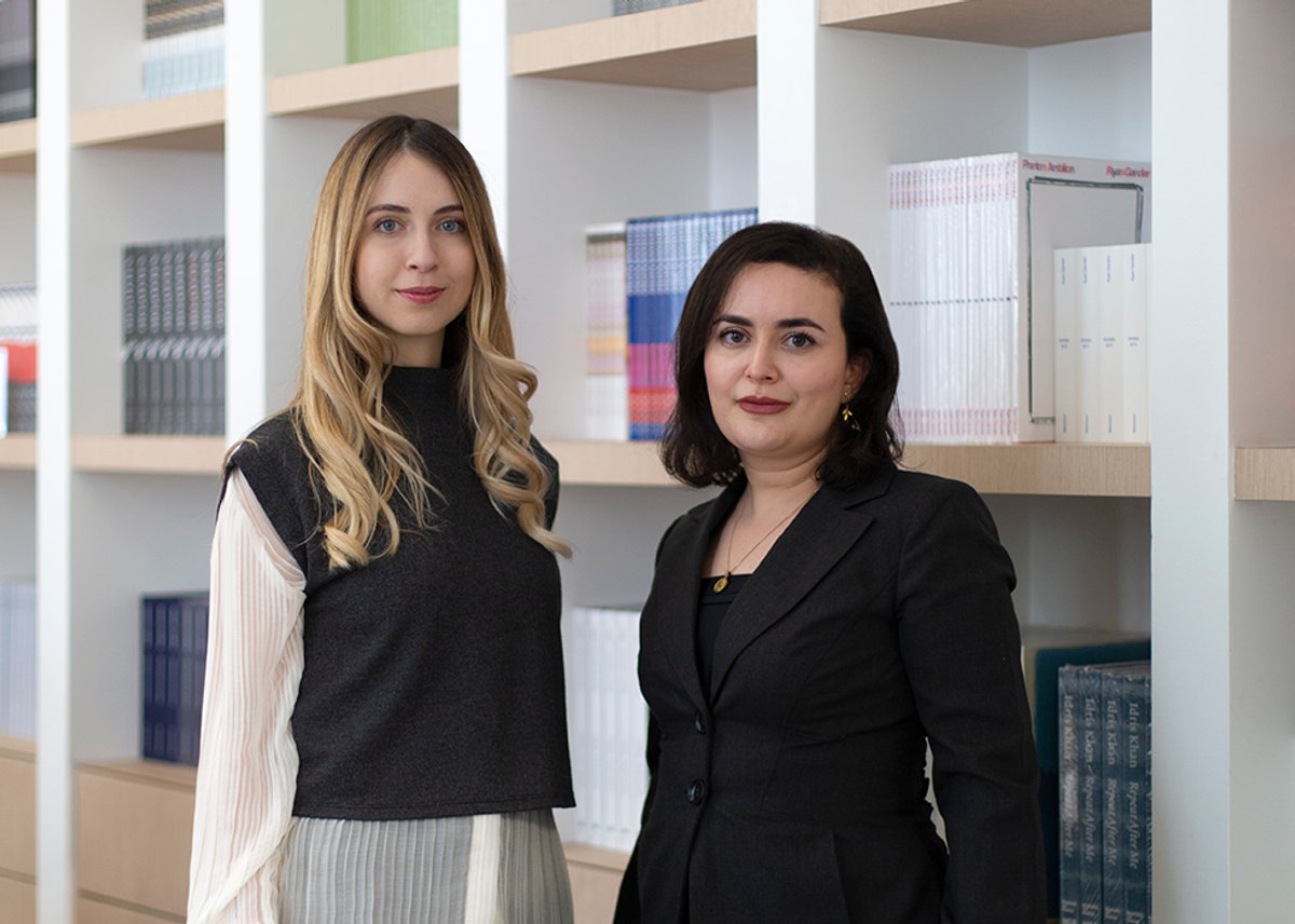 Monica Seiceanu et Lydia Haddag. Photo : Archives Mennour