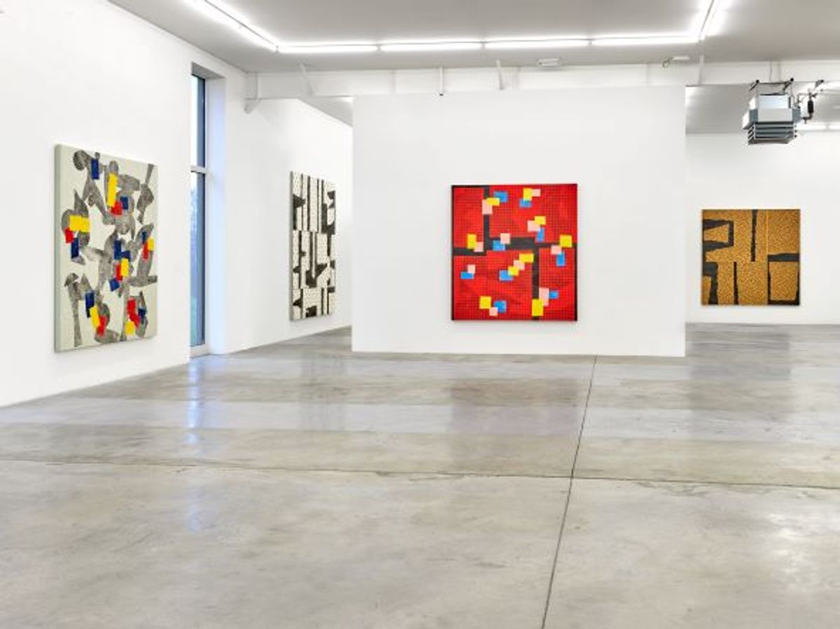 Yves Zurstrassen, vue de l'exposition Ten Years, 2023. © Studio Remi Villaggi. Courtesy galerie Ceysson & Bénétière.