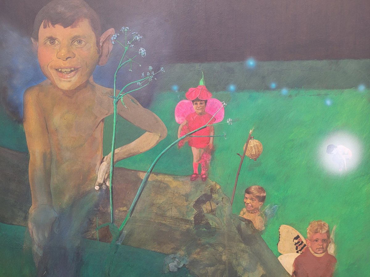 Peter Blake, Puck, Peaseblossom, Cobweb, Moth and Mustard Seed, 1969-1984. Courtesy galerie Claude Bernard