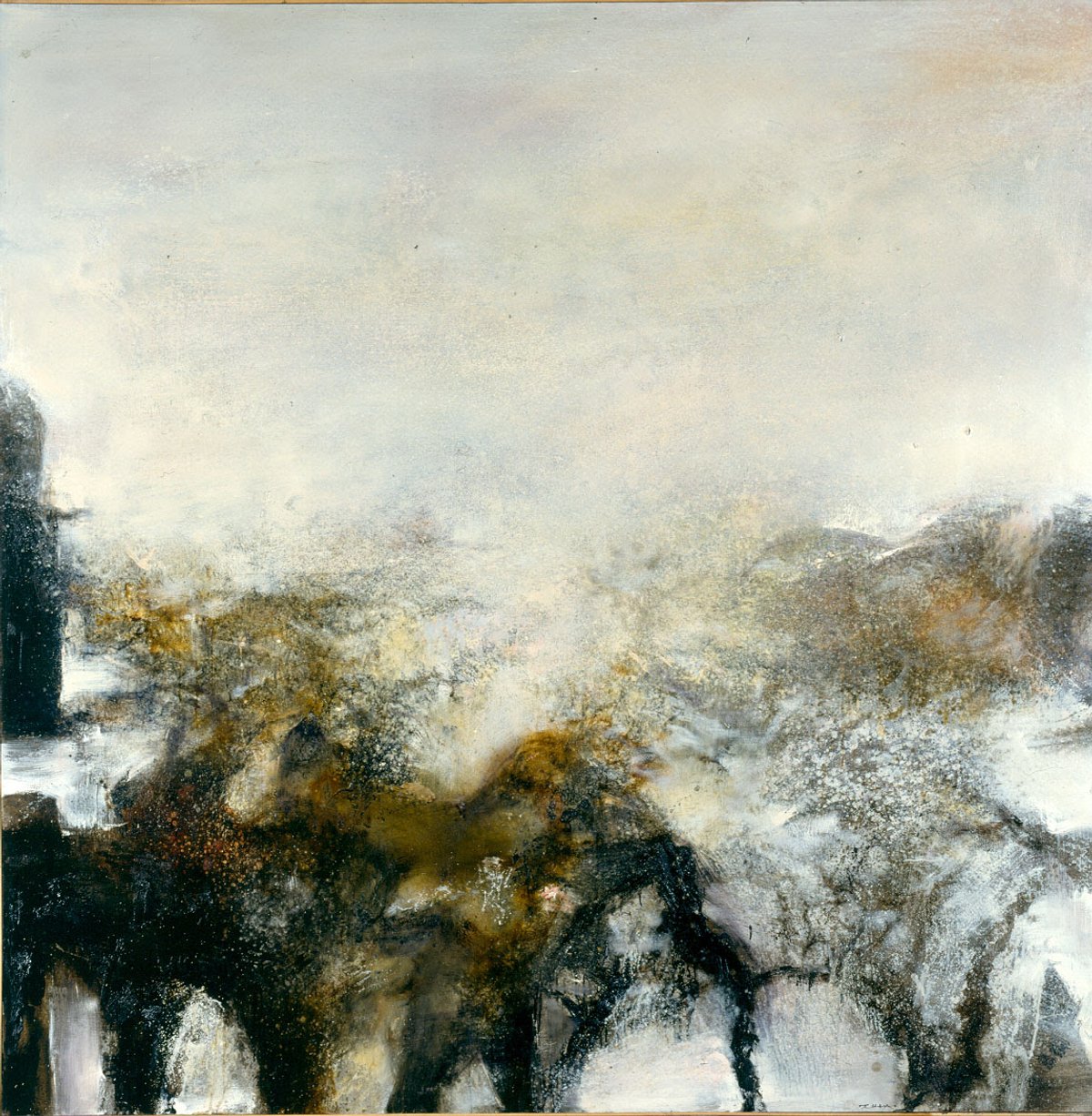 Zao Wou-ki, 03.02.83, huile sur toile, 1983, 200 x 200 cm. © DR