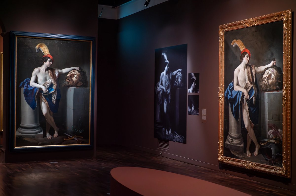 Vue de l’exposition « Dans l'atelier de Guido Reni » au musée des beaux-arts d'Orléans. © Musée des beaux-arts d'Orléans