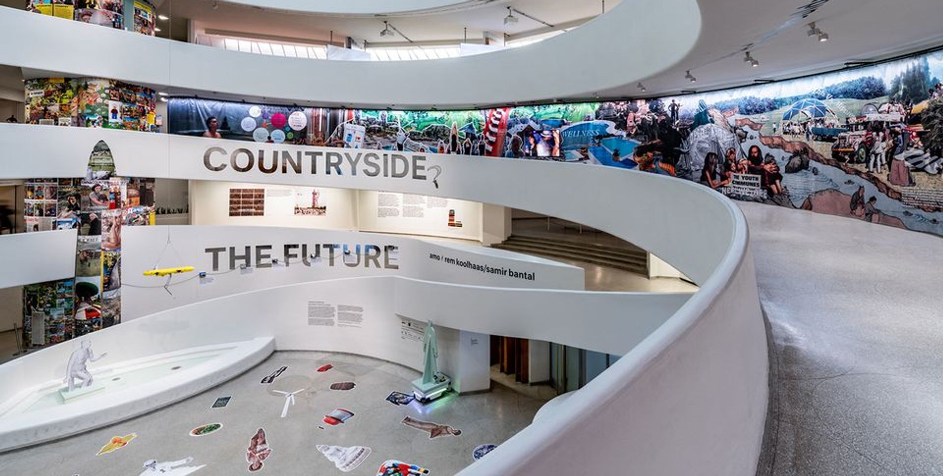 Vue de « Countryside, The Future » au Solomon R. Guggenheim Museum à New York. David Heald. © Solomon R. Guggenheim Foundation.