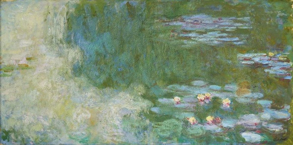 Le bassin aux nymphéas [détail] de Claude Monet fait partie des œuvres de la donation. Courtesy MMCA