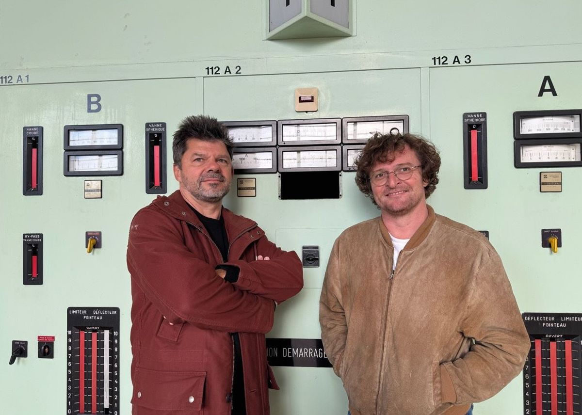 Jean-Paul Felley, à gauche, et Maxime Guitton, à droite. Courtesy de la Biennale Sion. Photo D.R.