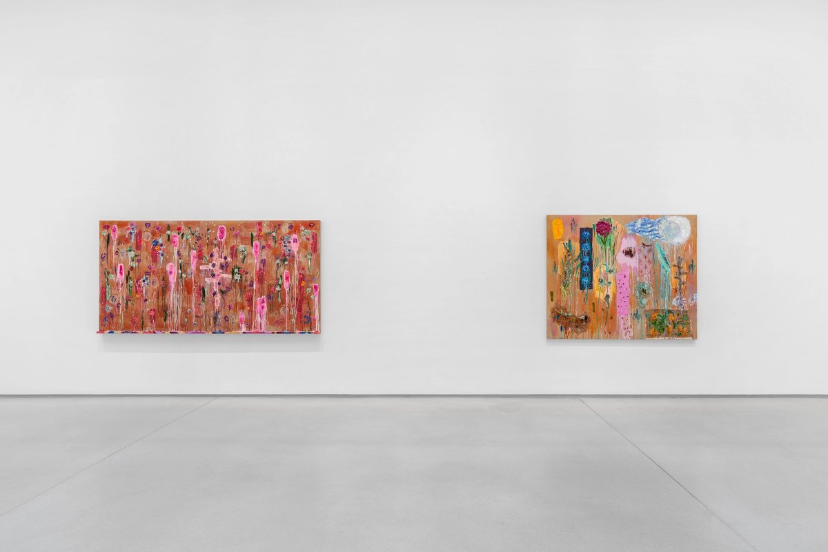 Vue de l’exposition « Joan Snyder : Earthsongs » à la Galerie Thaddaeus Ropac, Paris. © Joan Snyder. Photos : Nicolas Brasseur. Courtesy Thaddaeus Ropac gallery, London · Paris · Salzburg · Milan · Seoul