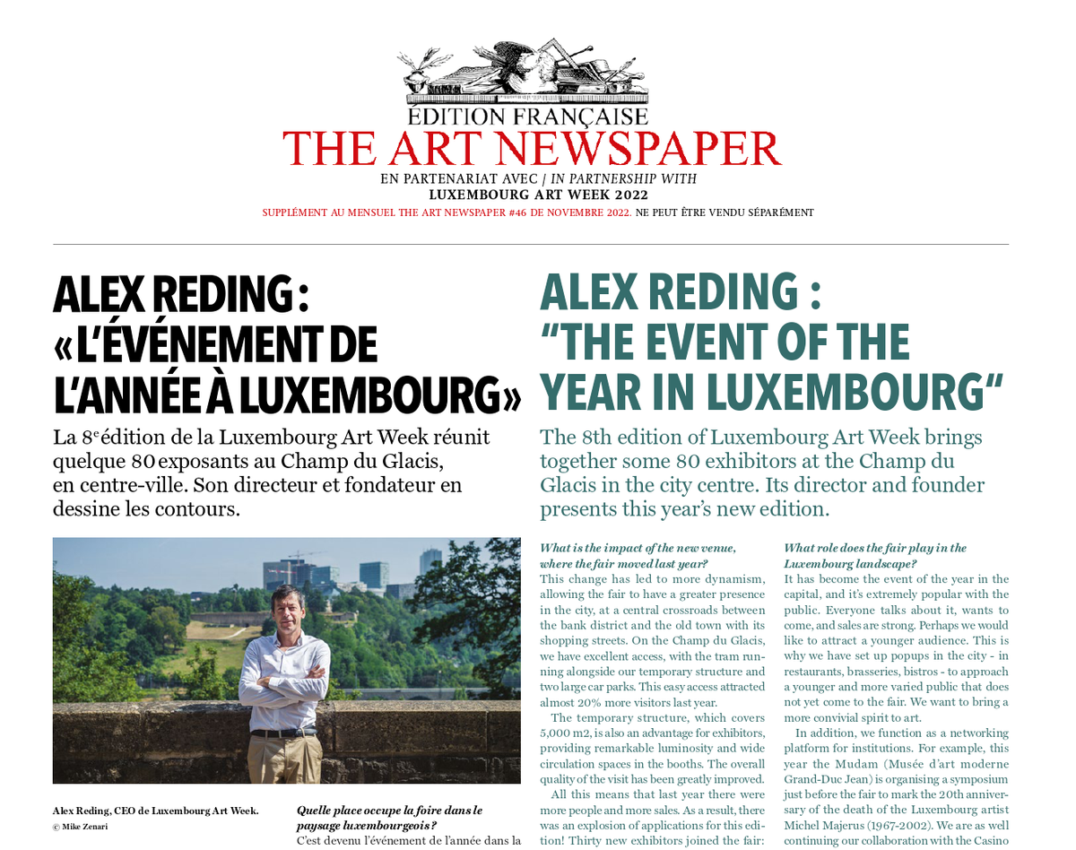 Luxembourg Art Week, fair edition 2022