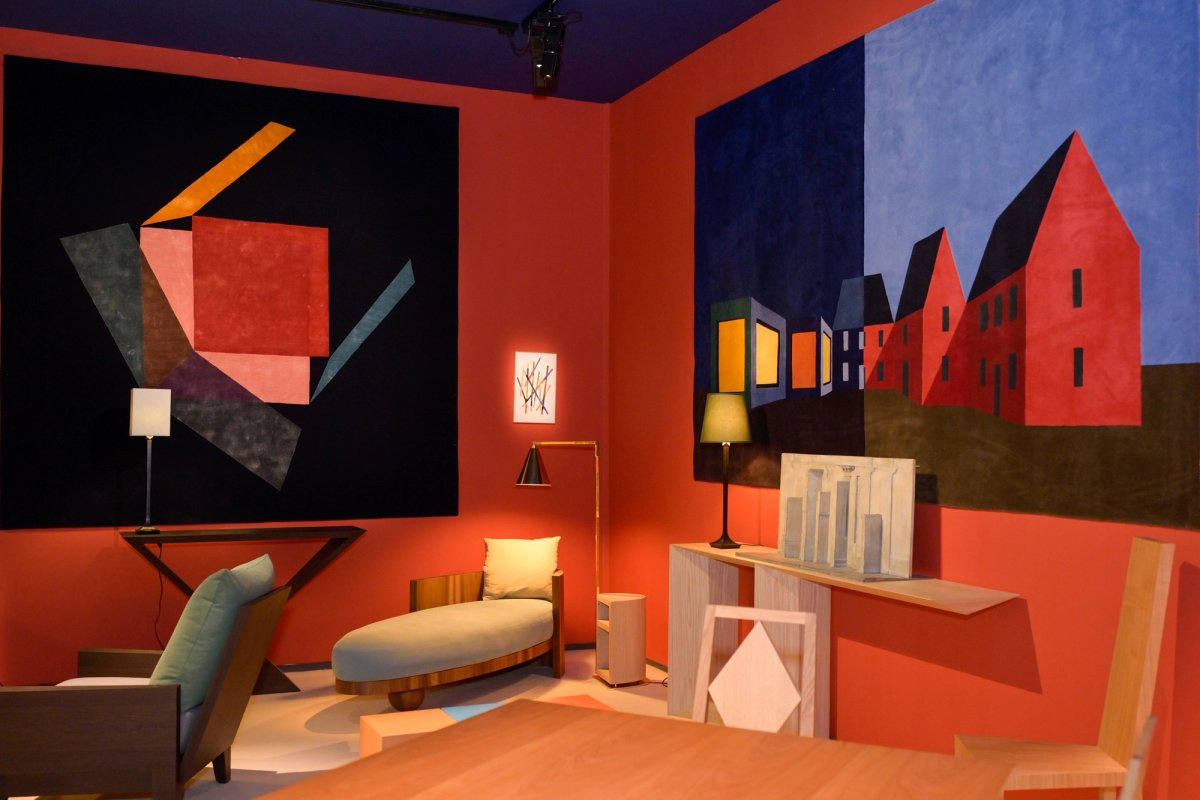 Stand de galerie du Passage, solo-show de Richard Peduzzi. Photo : D.R.