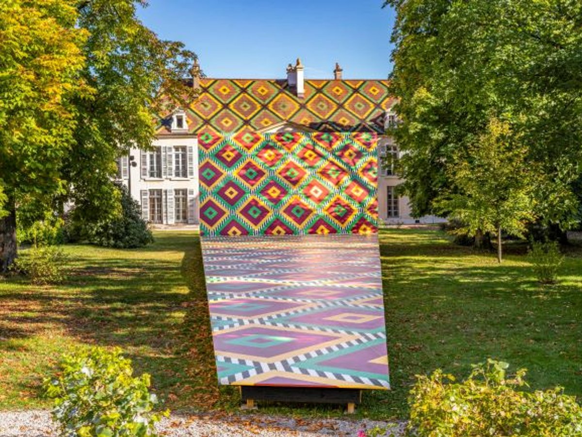 Daniel Buren, Point de vue ascendant, 2021. D.R