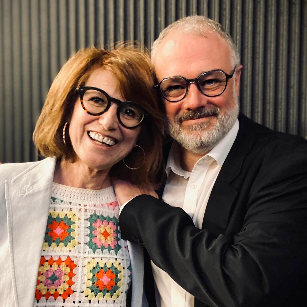 Elisabeth Couturier et Fabien Simode. © Hélène Langlois 2024