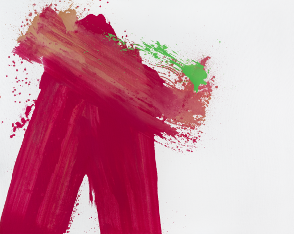 Zhang Wei, Z-AC1820, 2018, huile sur toile. Courtesy galerie Max Hetzler Berlin/Paris/Londres. Photo Yang Chao Photography Studio, Beijing.