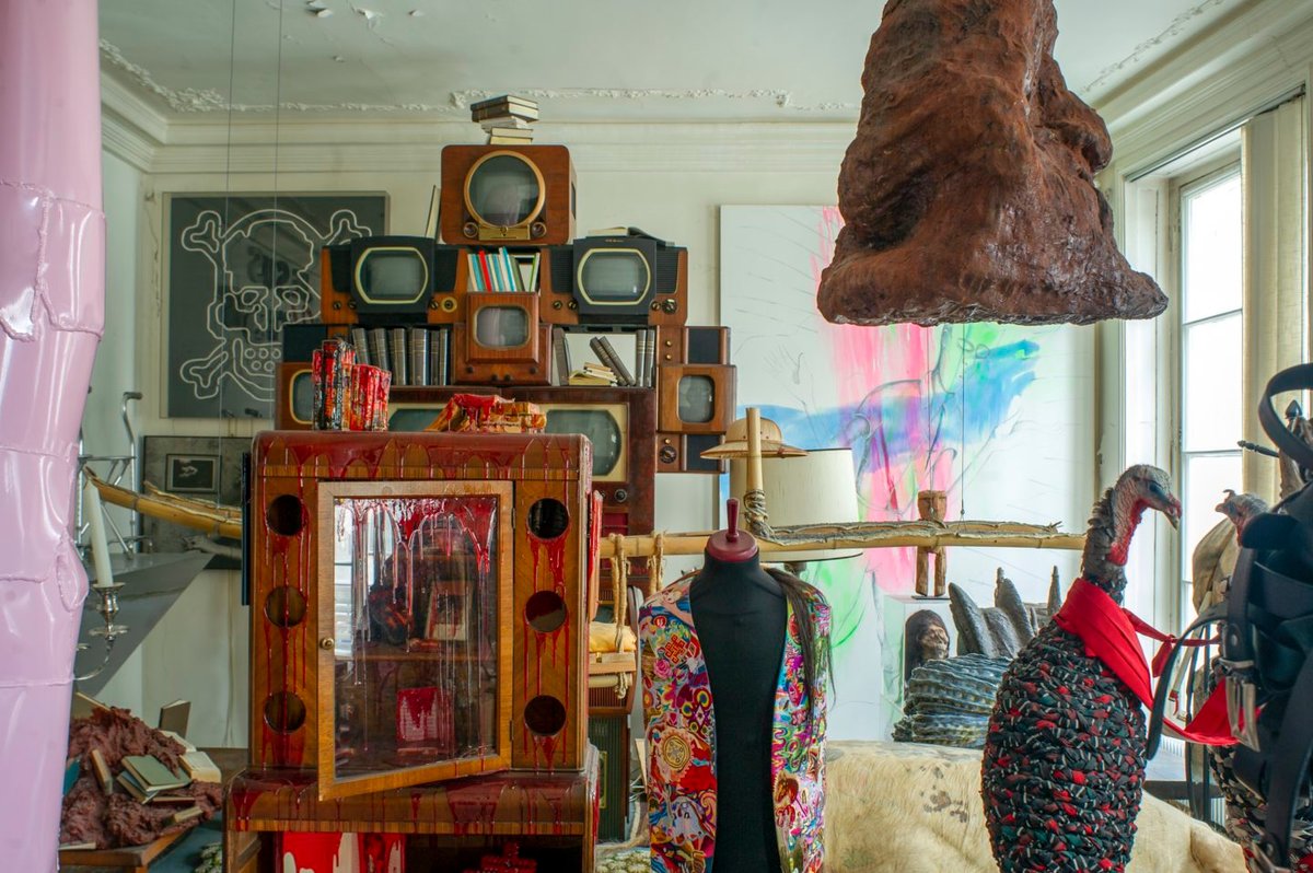 Une partie de la collection de Jean Chatelus. © Jean-Marie del Moral