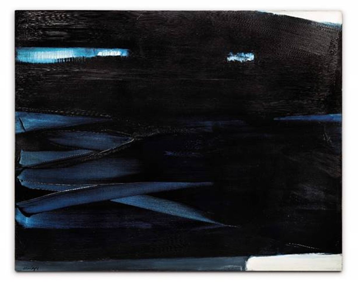 Pierre Soulages, Peinture 130 x 162 cm, 1965. © Sotheby’s