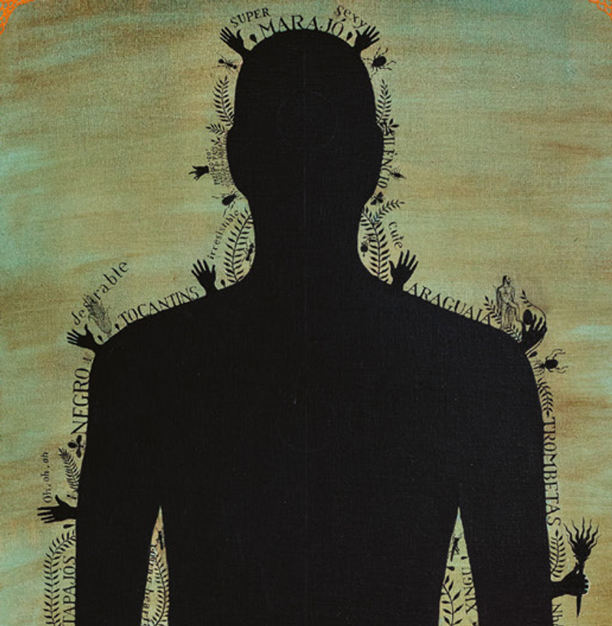 Alex Cerveny, Rionegro e Solimões, 2019, huile sur toile. © Alex Cerveny. Photo Renato Parada