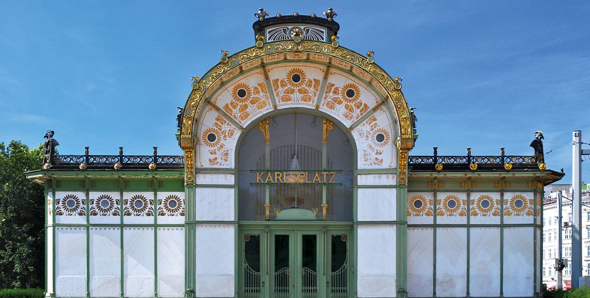 Otto Wagner, Pavillon de Karlsplatz, Vienne, 1898. © AC Manley/Photo12/Alamy