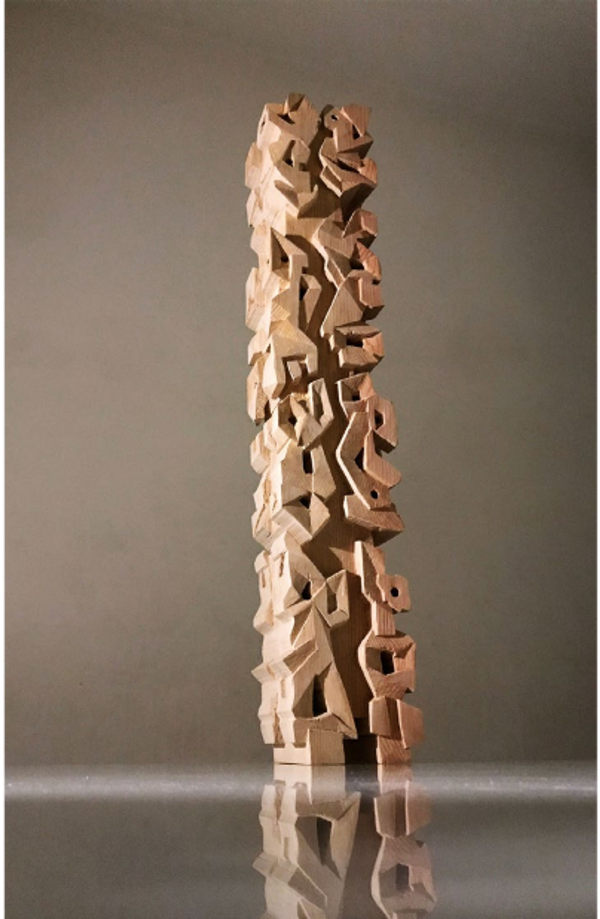 Joseph El Hourany, Untitled, 2010, bois de hêtre. Courtesy de l’artiste et Saleh Barakat Gallery