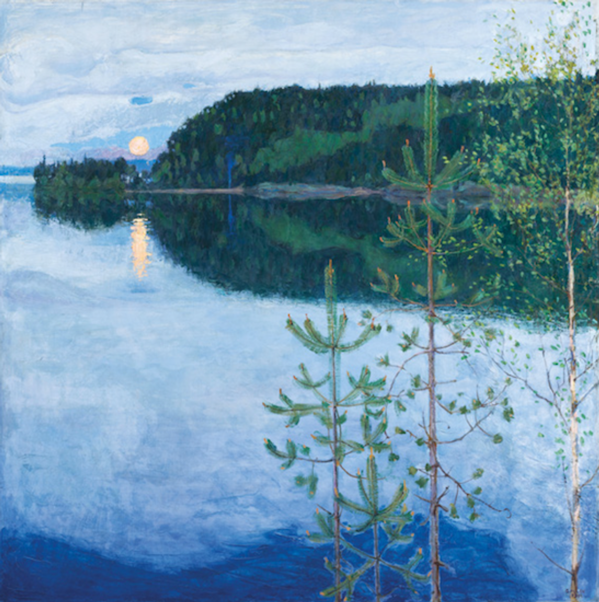 Akseli Gallen-Kallela, Nuit de printemps, 1914, huile sur toile, collection particulière. © Jouko Vatanen, Helsinki