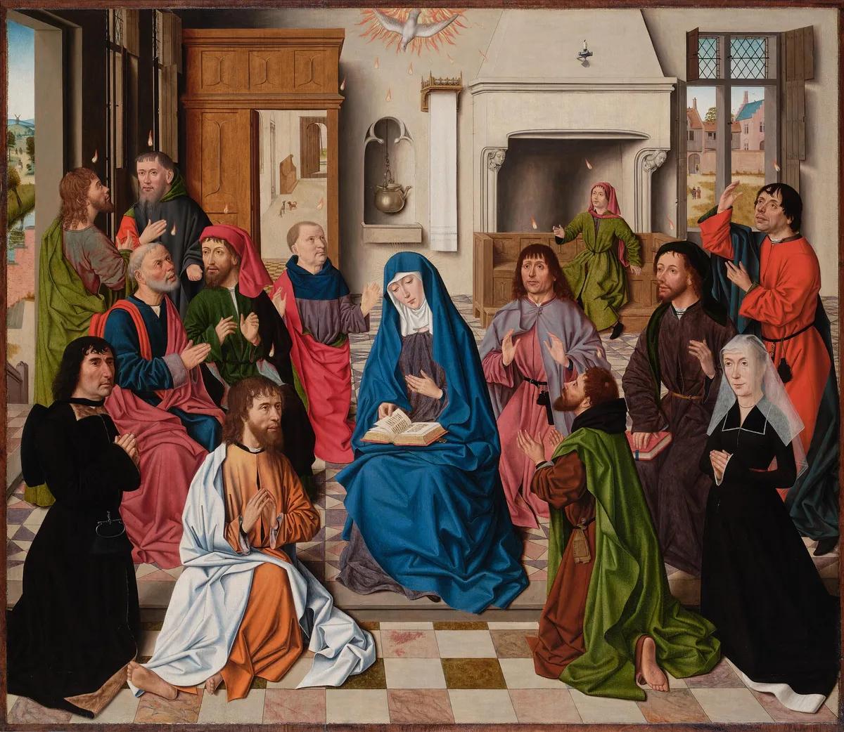 La Pentecôte, par le Maître des Portraits Baroncelli, a été adjugé 7,9 millions de livres sterling (9,2 millions d'euros) lors de la vente Old Master chez Sotheby's à Londres.