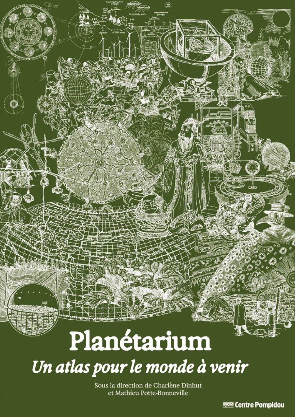 Charlène Dinhut et Mathieu Potte-Bonneville (dir.), Planétarium, un atlas pour le monde à venir, Paris, Éditions du Centre Pompidou, 2025, 192 pages, 25 euros.
