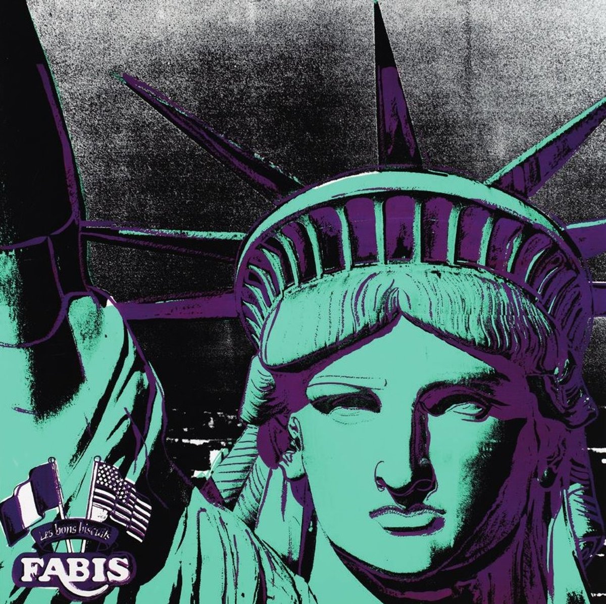 Andy Warhol, Statue of Liberty, 1986, acrylique et encre de sérigraphie sur lin, The Andy Warhol Museum, Pittsburgh, États-Unis. Courtesy de The Andy Warhol Foundation for the Visual Arts