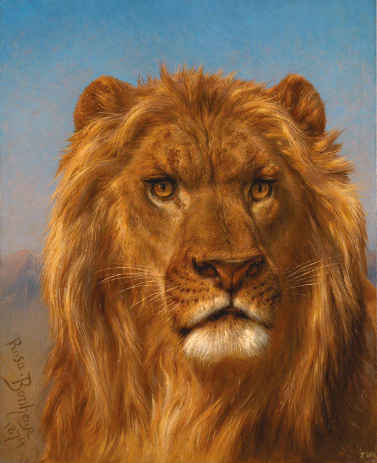 1. Rosa Bonheur, El Cid – Tête de lion, 1879, huile sur toile.
© Photographic Archive Museo Nacional del Prado, Madrid